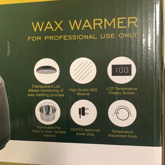 NIB Eden Zephyr Hard Wax Warmer Total Waxing Kit Black - Picture 11 of 12